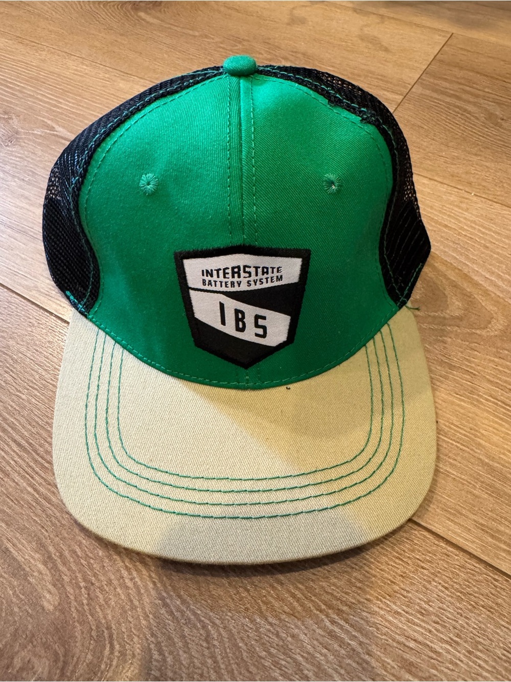 Interstate IBS Green & Tan Mesh Trucker Hat